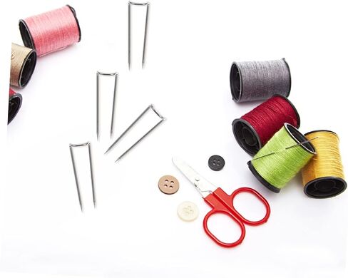 jojofuny 100pcs U-Shaped Patchwork Pins for Sewing and Quilting Cloth Positioning Needles for DIY Crafts and Home Use Sturdy and Easy to Handle in Saudi Arabia