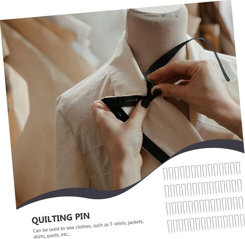 100pcs u دبابيس خياطة خياطة لخياطة إبر مواقع القماش لصياغة لوازم الخياطة المنزلية للخياطة in Kuwait