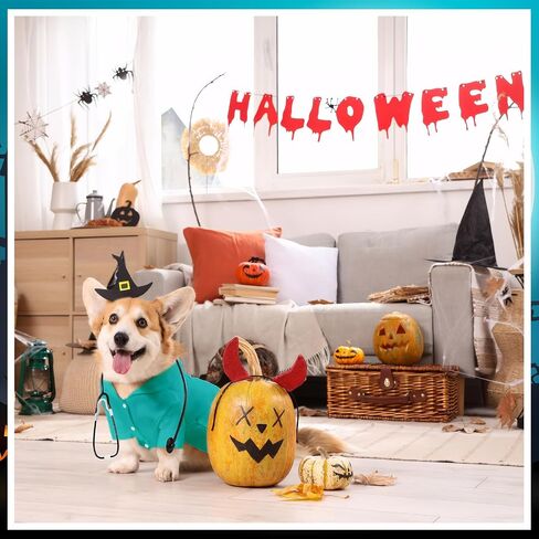 Dog Cat Halloween Doctor Surgeon Nurse Costumes Pet Doctor Clothes with Stethoscope Puppy Cosplay Party Apparel Outfits for Halloween Dogs Cats Holiday Uniform Cosplay Dress Up(White,XL) in Saudi Arabia