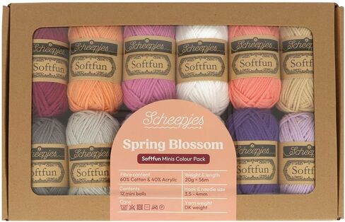 Scheepjes Softfun Colour Pack 12x20g - Spring Blossom in Saudi Arabia