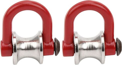 2pcs RC Model Simulated Lifting Pulley Steel Wire Rope Fit for HSP for REDCAT Crawler Car (Type B) in Kuwait