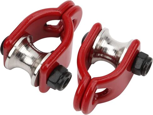 2pcs نموذج RC محاكاة حبل السلك الفولاذ البكرة الملائمة لـ HSP لسيارة زاحف Redcat (النوع B) in Saudi Arabia