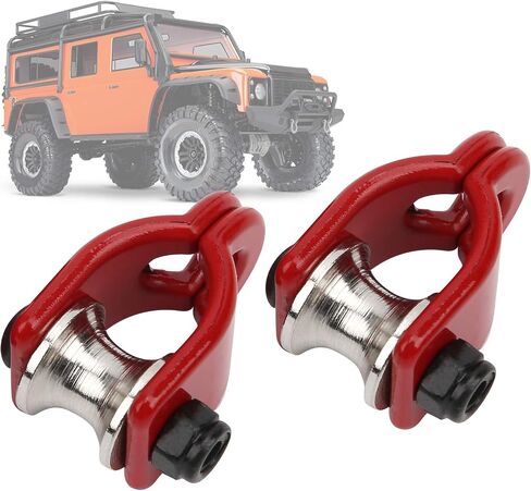 2pcs نموذج RC محاكاة حبل السلك الفولاذ البكرة الملائمة لـ HSP لسيارة زاحف Redcat (النوع B) in Saudi Arabia