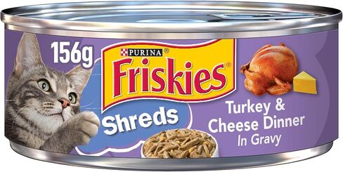 Friskies تمزيق الديك الرومي والجبن في المرق 5.5 أوقية in Kuwait
