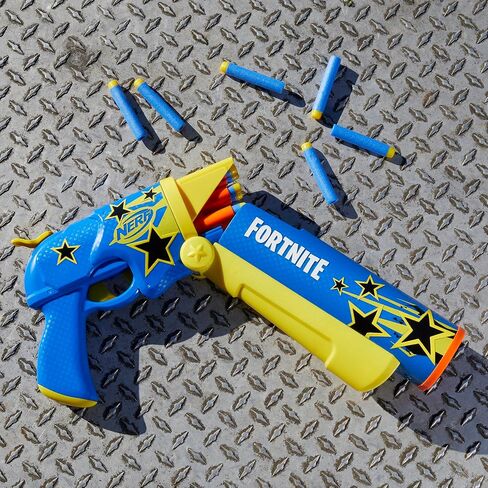 Nerf Fortnite Half Tone Hero Blaster ، رمز المكافأة لإلغاء قفل نصف لهجة بطل في اللعبة ، كسر التحميل المفتوح ، 12 NERF Elite Sarts ، Fortnite Gifts in Kuwait