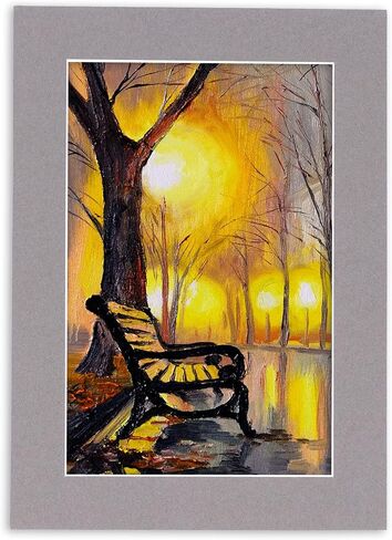 8x10 MAT لـ 11x14 الإطار - Precut Mat Board Free Acid 8x10 Photo Matte مصنوع لتناسب إطار صورة 11x14 ، لوحة متميزة للصور العائلية ، مجموعات العرض ، الفن ، تأطير الصور ، حزمة 1 حصيرة in Saudi Arabia