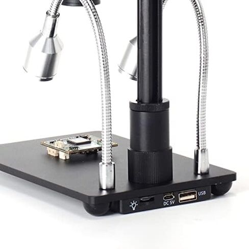 Microscope 5 Inch Screen 16MP 4K 1080P 60FPS Industry Microscope Camera 150X C-Mount Lens in Saudi Arabia