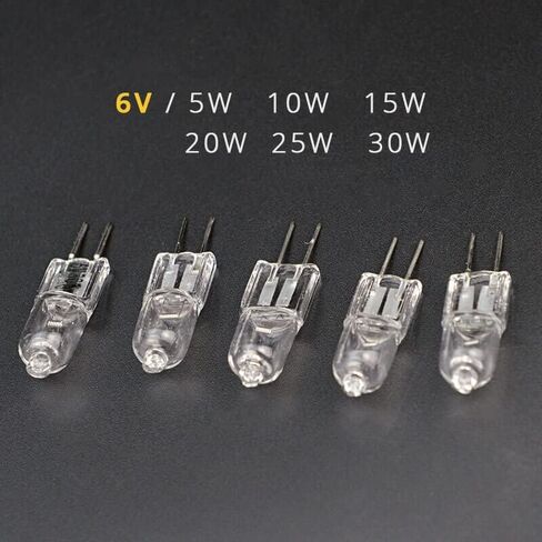 Microscope 2PCS Microscope Lamp Lighting 6V 5W 10W 15W 20W 25W 30W G4 Light Bulbs Halogen Lamps in Saudi Arabia