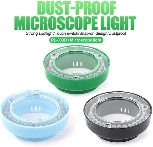 Microscope 28 Lamp 7000k Adjustable LED Light Touch Switch for Most Stereo Microscopes in Saudi Arabia