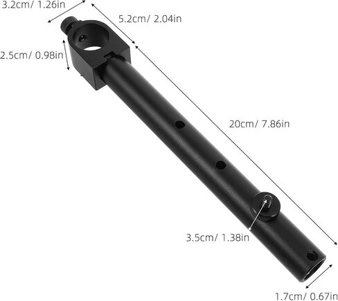 PRETYZOOM Microscope Screen Mount: Laboratory Screen Holder - Metal Support Display Bracket for Digital Microscope Accessories 25mm in Saudi Arabia