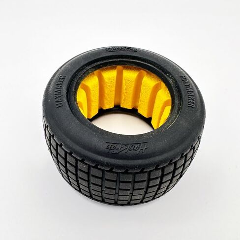 إطارات Haymaker Mini Oval تناسب عجلات Losi Mini-T (Super Soft) مع إدراج رغوة الخلية المغلقة (2) in Saudi Arabia