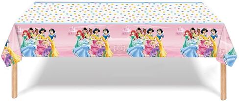 2pcs Princess Party tablecloth Princess Birthday Party Supplies فتاة in Saudi Arabia