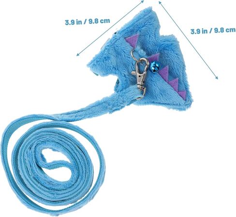 Besportble Dinosaur Pet Leash مريح تسخير اللون العشوائي جرس جرس صغير للحيوانات المشي مقود عملية النمسة العملية للحيوانات الأليفة in Kuwait