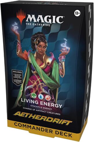Magic: The Gathering Aetherdrift Commander Deck Living Energy Green/Blue/RED (SD1) in Saudi Arabia