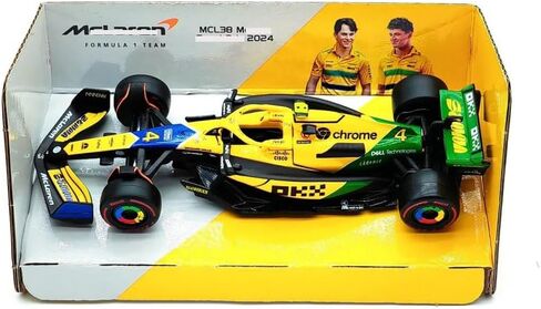 2024 جديد 1/43 F1 MCL38#4 سباق CAR F1 Miniature Diecast Model Collection Collection Model in Saudi Arabia
