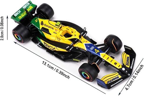 2024 جديد 1/43 F1 MCL38#4 سباق CAR F1 Miniature Diecast Model Collection Collection Model in Saudi Arabia