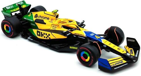 2024 جديد 1/43 F1 MCL38#4 سباق CAR F1 Miniature Diecast Model Collection Collection Model in Saudi Arabia