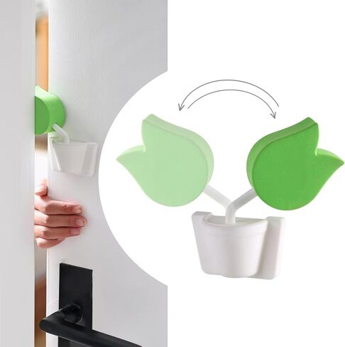 Tulip Extra-Thick Soft Foam Door Pinch Guard & Baby Proof Stopper - Prevent Finger Pinch Injuries, Stop Slamming Doors, Child Safety for Kids/Pets (2 Pack) in Saudi Arabia