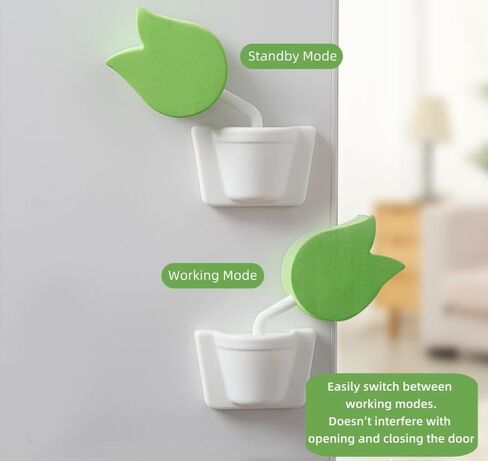 Tulip Extra-Thick Soft Foam Door Pinch Guard & Baby Proof Stopper - Prevent Finger Pinch Injuries, Stop Slamming Doors, Child Safety for Kids/Pets (2 Pack) in Saudi Arabia