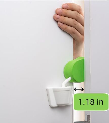 Tulip Extra-Thick Soft Foam Door Pinch Guard & Baby Proof Stopper - Prevent Finger Pinch Injuries, Stop Slamming Doors, Child Safety for Kids/Pets (2 Pack) in Saudi Arabia