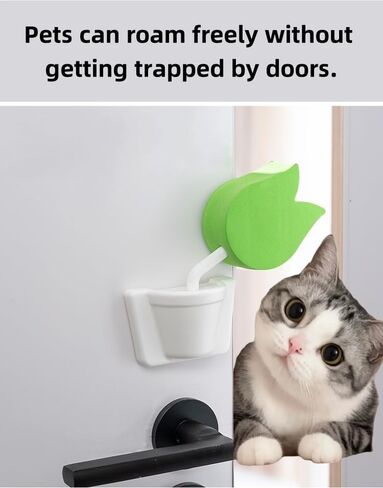 Tulip Extra-Thick Soft Foam Door Pinch Guard & Baby Proof Stopper - Prevent Finger Pinch Injuries, Stop Slamming Doors, Child Safety for Kids/Pets (2 Pack) in Saudi Arabia