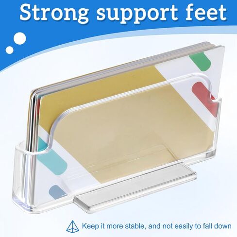Giantree 50 Pack Business Card Holder, Acrylic Business Card Holder for Desk, Clear Plastic Desk Businesss Cards Display, Fits 30-50 Businesss Cards in Saudi Arabia