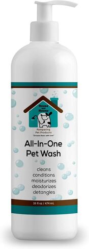House and Hound All-in-One Pet Wash | Moisturizes, Deodorizes, Detangles – Dog Shampoo and Conditioner for Sensitive Skin – Gentle for All Breeds, Natural Ingredients – 16 oz in Saudi Arabia