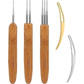 Dreadlock Crochet Hook Dreadlocks Needle Tool Dread Locks Weaving Crochet Needles for Braid Craft Knitting Needles (0.75mm) in Saudi Arabia