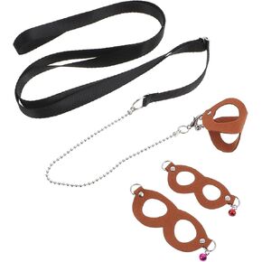 MERRYHAPY Adjustable Sugar Glider Leash Brown Traction Rope for Small Pets Bite Resistant Outdoor Walking Accessory in Kuwait