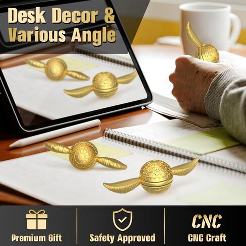 لعبة Golden Sphere تململ لعبة Spinner للأطفال البالغين ، لعبة Cool Ball Magic Erb Finger Hand Fingertip Toy Toy Goalty Goft Metal Desk Toy For School Home Easter Form in Saudi Arabia