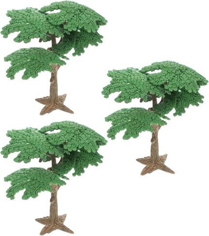 Mini Pine Tree Model, 3pcs Mini Model Trees Fake Diorama Train Railways Landscape Scenery Simulated Cypress for DIY Scenery Craft Landscape, Sand Table, Dollhouse Decor in Saudi Arabia