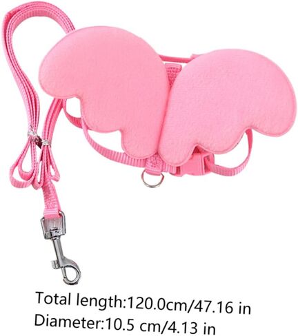 1Pc Pink Goose Leash Durable Pet Walking Harness for Chickens Ducks for Outdoor Activities Encourages Healthy Exercise Adorable Design for Everyday Use in Saudi Arabia
