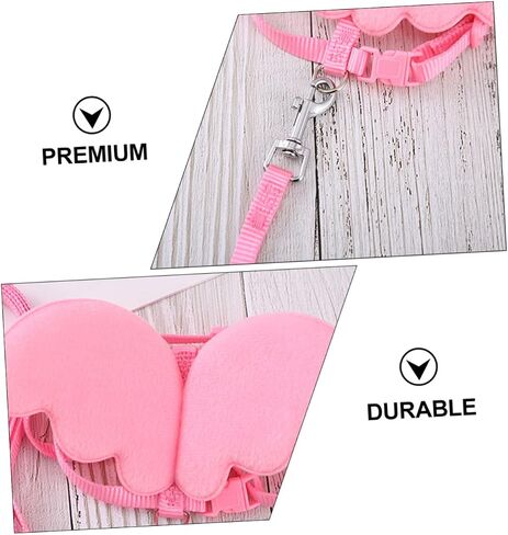 1Pc Pink Goose Leash Durable Pet Walking Harness for Chickens Ducks for Outdoor Activities Encourages Healthy Exercise Adorable Design for Everyday Use in Saudi Arabia