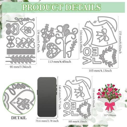 Mayjoydiy Mushroom Metal Cutting Dies Forest Tree Nature Frame Cuts Tomplate toadstool fungus matsutake stencil stencil لصنع البطاقات تصنع الورق الحرفي DIY Decoration in Saudi Arabia