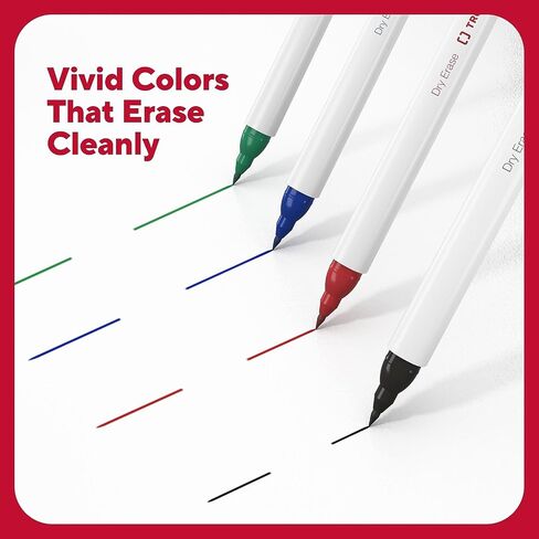 TRU RED Staples TR57423 Pen Dry Erase Marker, Ultra Fine Tip, Black in Saudi Arabia