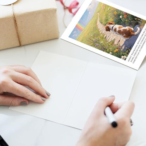 Pet Loss Sympathy Card for Dog, Loss of Dog Card for Him Her, Condolences Gift for Pet Lover in Saudi Arabia