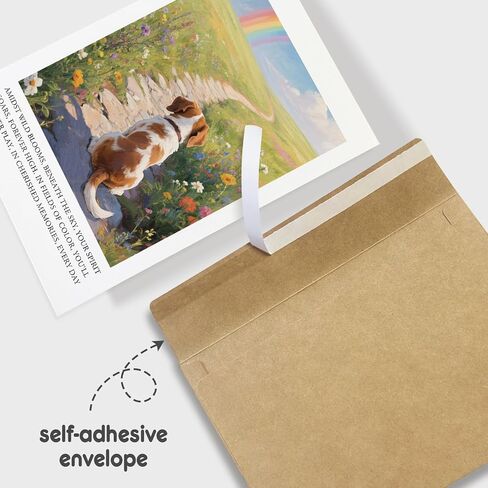 Pet Loss Sympathy Card for Dog, Loss of Dog Card for Him Her, Condolences Gift for Pet Lover in Saudi Arabia