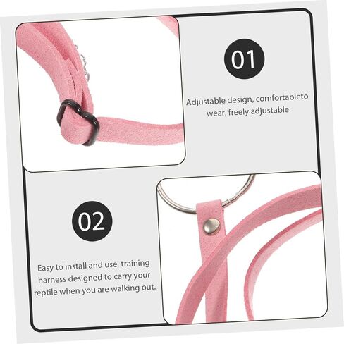 Upkoch Tortoise Pet Harness Vest Leash Turtle Turtle Walking Leash للاستخدام في الهواء الطلق مستلزمات الحيوانات الأليفة القوية للسلحفاة الصغيرة والزواحف العشوائية in Kuwait