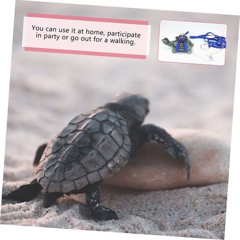 Upkoch Tortoise Pet Harness Vest Leash Turtle Turtle Walking Leash للاستخدام في الهواء الطلق مستلزمات الحيوانات الأليفة القوية للسلحفاة الصغيرة والزواحف العشوائية in Kuwait