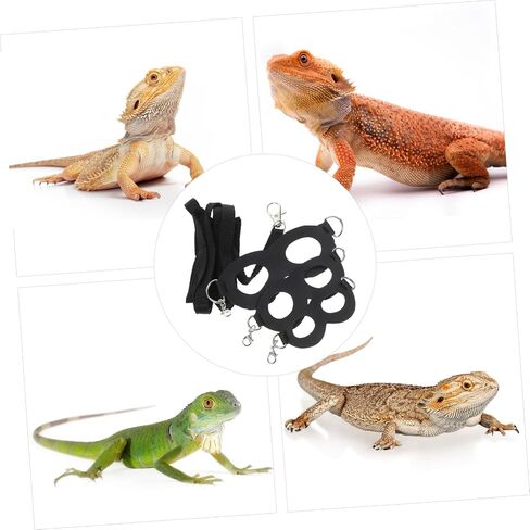 قابلة للتعديل تسخير Dragon Dragon Leash تسخير صغير مقاوم للملابس للزواحف المناسبة للسحالي ومقود Geckos المحمول لسهولة المشي in Kuwait