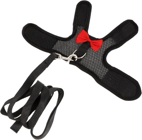 VICASKY Rabbit Harness Leash Set Adjustable Outdoor Bunny Leash and Vest for Small Pets Suitable for Rabbits and Guinea Pigs Comfortable and Breathable Design in Saudi Arabia