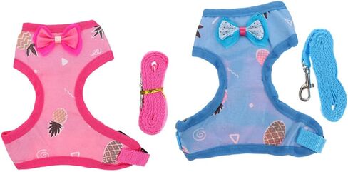 Merryhappy Pet Rooster Harness and Hen Leash مجموعة قابلة للتعديل حبل جذب الدجاج للتنفس للاستخدام في الهواء الطلق in Kuwait