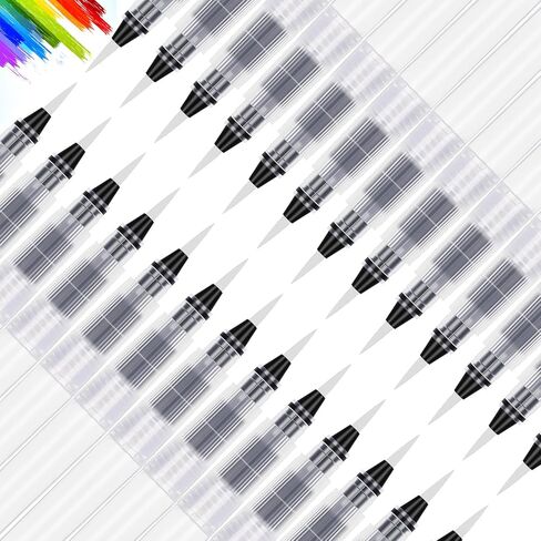 50 pcs prush prish مجموعة ألوان مائية قلم القلم الرسم المياه لفنانات الفنانين مجموعات للطلاء لعلامات الطلاء ، وعلامات قابلة للذوبان بالألوان المائية ، أصباغ الألوان المجففة (مدببة 2 مم) in Saudi Arabia
