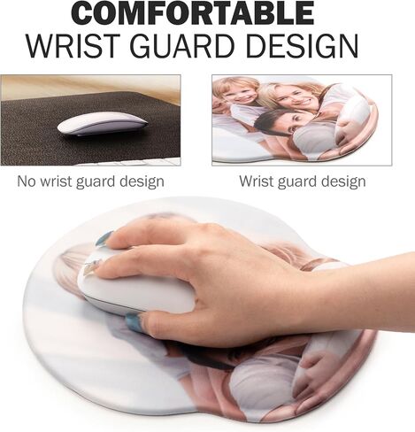 Custom Mouse Pad Set with Photo, Personalized Mouse Pad with Picture for Office Home Office Supplies & Gaming Computer Keyboard Rest in Saudi Arabia