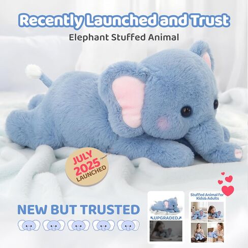 Weighted Stuffed Animals with Microwavable Heating Pad - 5lb Adjustable, Heatable & Coolable Cow Plush for Relaxation, Removable Inner Pad, Perfect Plush Gift for Kids, Adults (23 Inch) in Kuwait