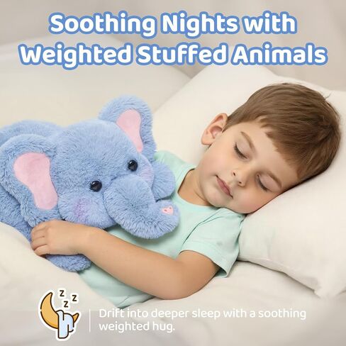 Weighted Stuffed Animals with Microwavable Heating Pad - 5lb Adjustable, Heatable & Coolable Cow Plush for Relaxation, Removable Inner Pad, Perfect Plush Gift for Kids, Adults (23 Inch) in Kuwait