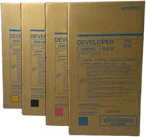 مطور ياباني مسحوق نسخ 4 قطع 1 مجموعة متوافقة مع DV614 اضغط C1060 C1070 C2060 C2070 C3070 C4070 C4080 نماذج in Saudi Arabia