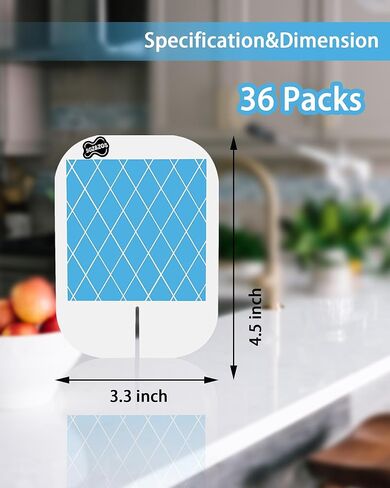 SGZ&ZGS 36 حزمة VF01T لوحات غراء لاصقة بديلة، قابس داخلي في بطاقات إعادة التعبئة، منزل أكثر أمانًا في الداخل، قابس بالكهرباء in Kuwait