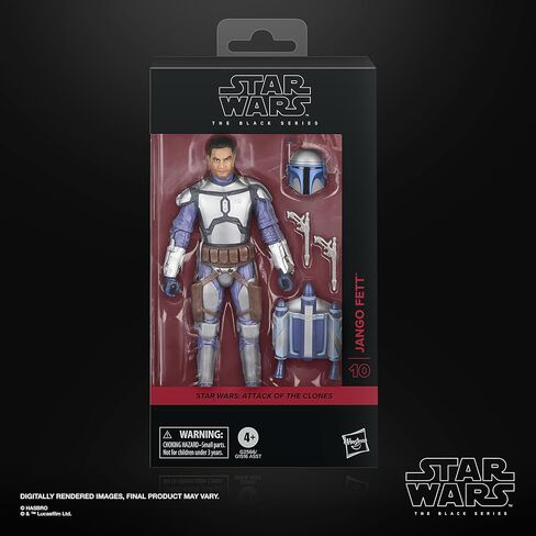 STAR WARS The Black Series Jango Fett, Attack of The Clones Premium Collectible 6 Inch Action Figure in Saudi Arabia
