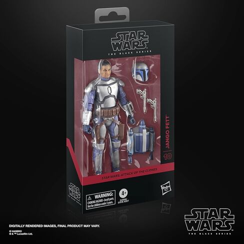 STAR WARS The Black Series Jango Fett, Attack of The Clones Premium Collectible 6 Inch Action Figure in Saudi Arabia